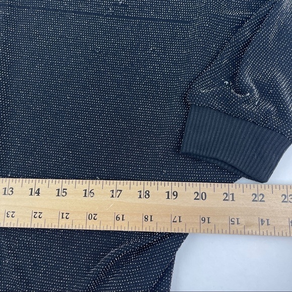 Paperoc Tshirt Womens Small Black Silver Dot Accents - Picture 7 of 8